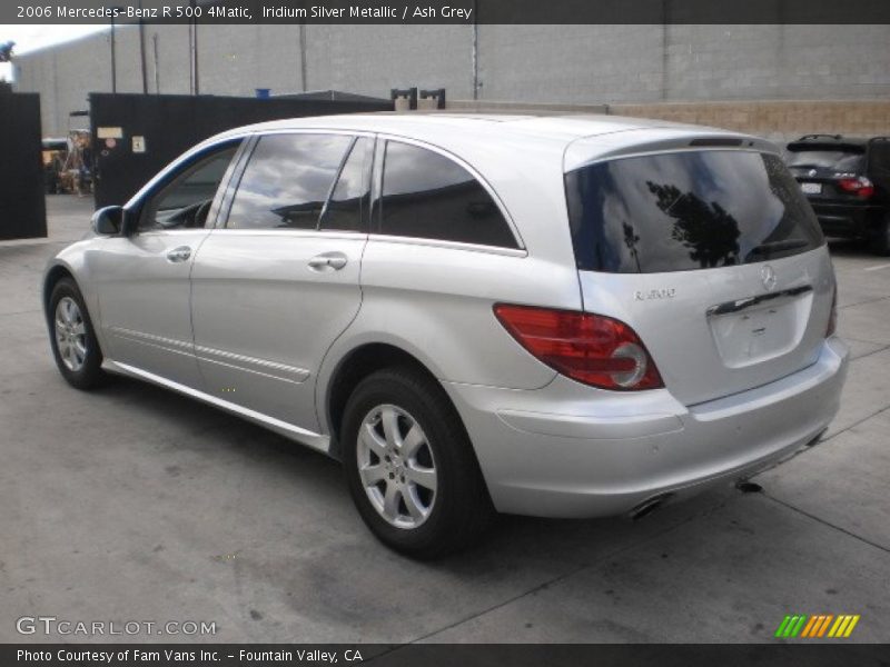 Iridium Silver Metallic / Ash Grey 2006 Mercedes-Benz R 500 4Matic