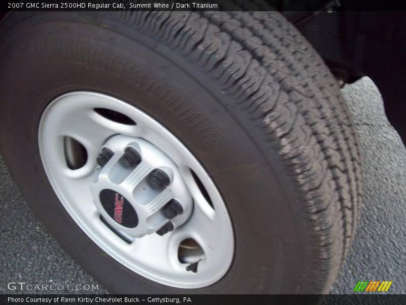 Summit White / Dark Titanium 2007 GMC Sierra 2500HD Regular Cab
