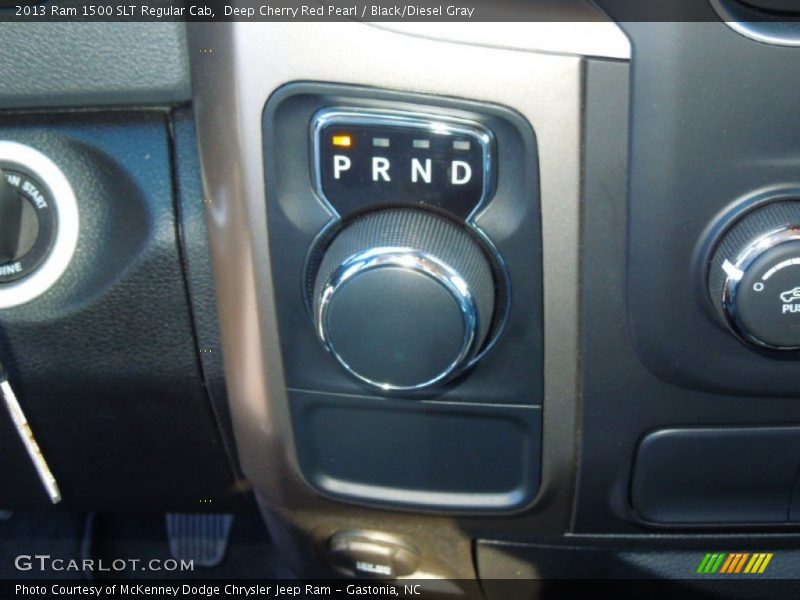 Deep Cherry Red Pearl / Black/Diesel Gray 2013 Ram 1500 SLT Regular Cab