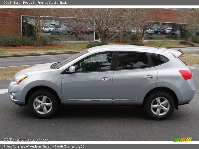 Frosted Steel / Black 2013 Nissan Rogue S