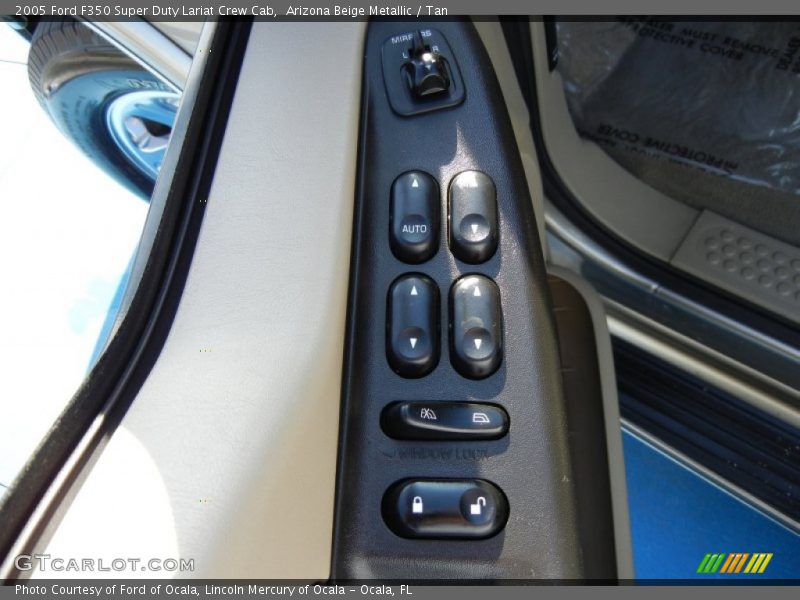Arizona Beige Metallic / Tan 2005 Ford F350 Super Duty Lariat Crew Cab