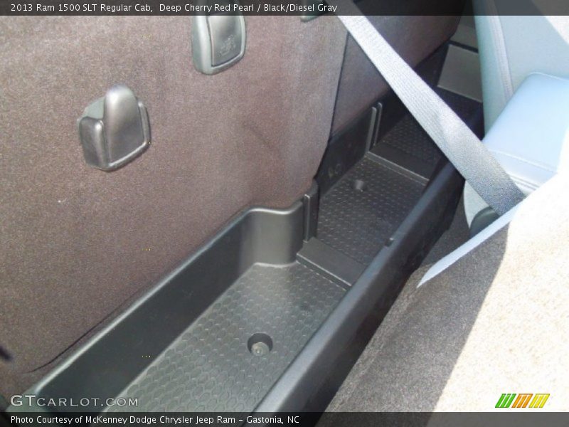 Deep Cherry Red Pearl / Black/Diesel Gray 2013 Ram 1500 SLT Regular Cab