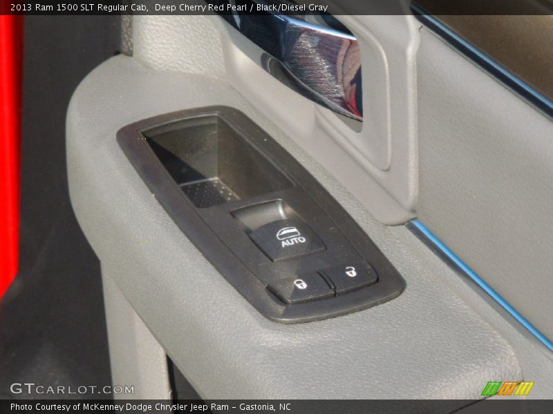 Deep Cherry Red Pearl / Black/Diesel Gray 2013 Ram 1500 SLT Regular Cab