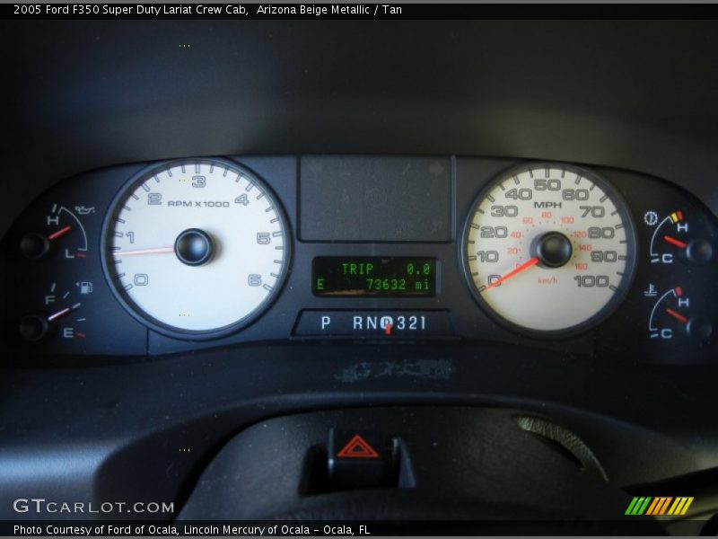  2005 F350 Super Duty Lariat Crew Cab Lariat Crew Cab Gauges
