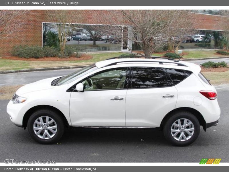 Pearl White / Beige 2013 Nissan Murano SV