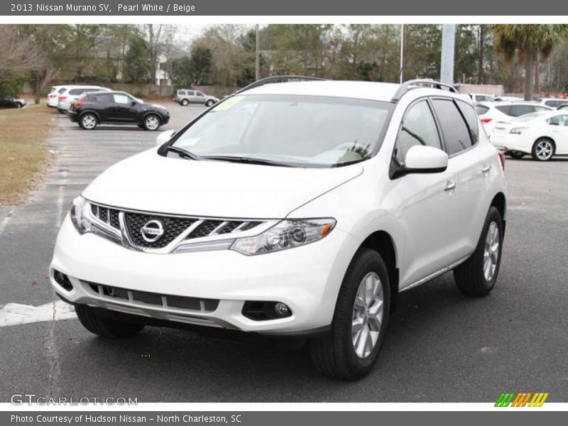 Pearl White / Beige 2013 Nissan Murano SV