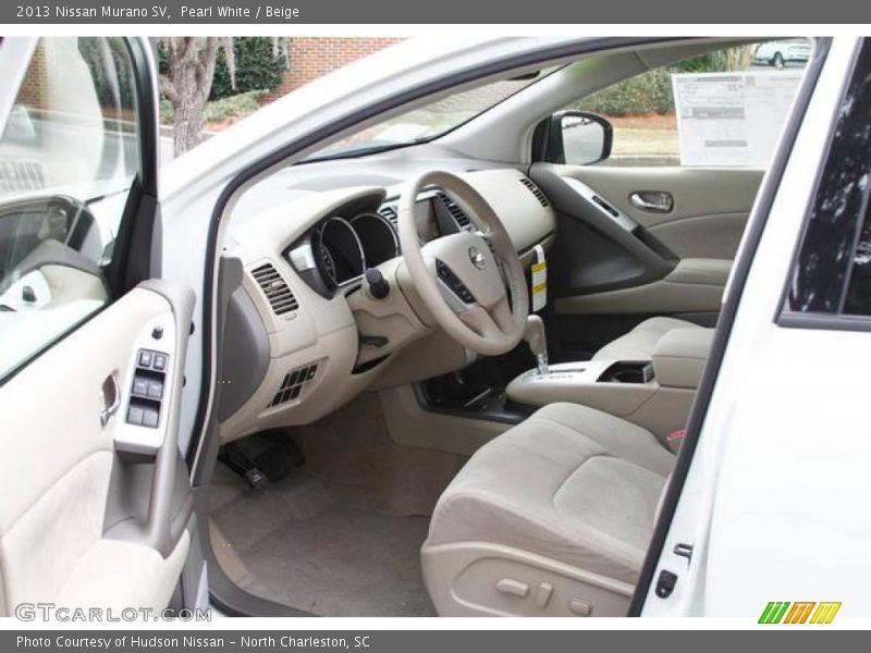 Pearl White / Beige 2013 Nissan Murano SV