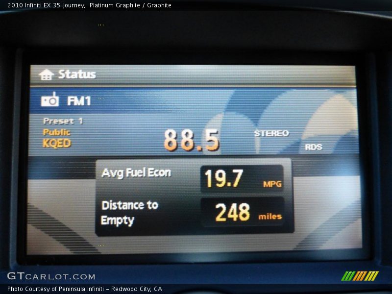 Platinum Graphite / Graphite 2010 Infiniti EX 35 Journey