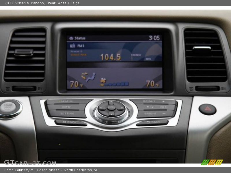 Pearl White / Beige 2013 Nissan Murano SV