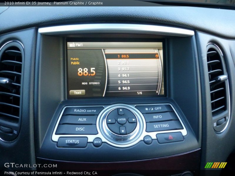 Platinum Graphite / Graphite 2010 Infiniti EX 35 Journey
