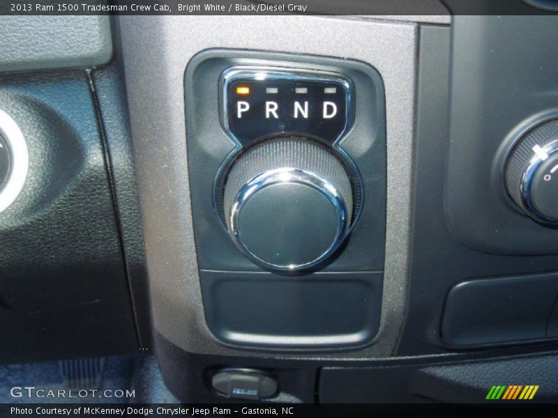 Bright White / Black/Diesel Gray 2013 Ram 1500 Tradesman Crew Cab