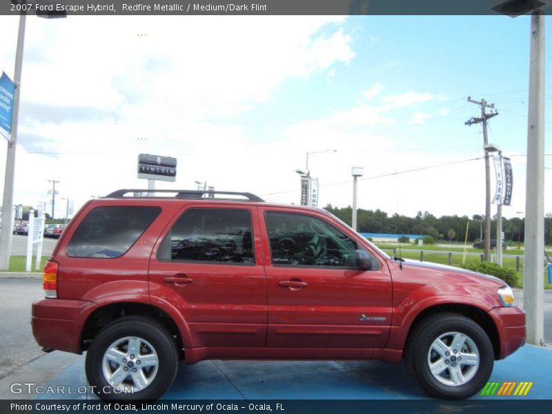 Redfire Metallic / Medium/Dark Flint 2007 Ford Escape Hybrid
