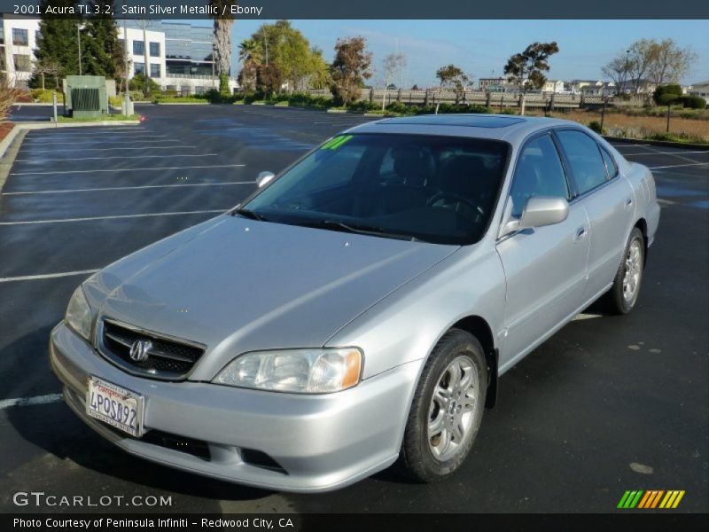 Satin Silver Metallic / Ebony 2001 Acura TL 3.2