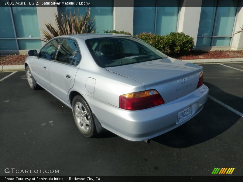 Satin Silver Metallic / Ebony 2001 Acura TL 3.2