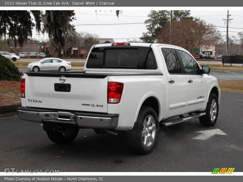 Glacier White / Charcoal 2013 Nissan Titan SL Crew Cab 4x4