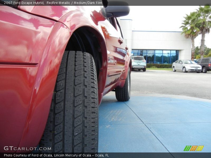 Redfire Metallic / Medium/Dark Flint 2007 Ford Escape Hybrid