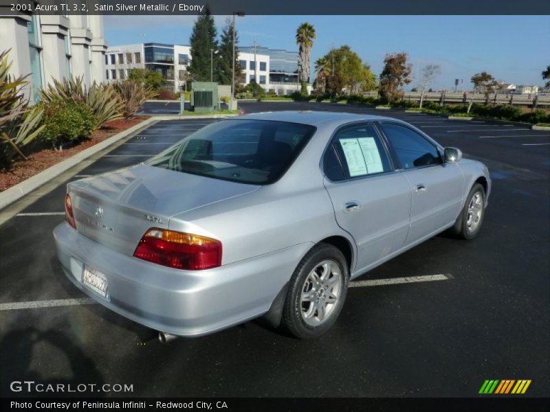 Satin Silver Metallic / Ebony 2001 Acura TL 3.2