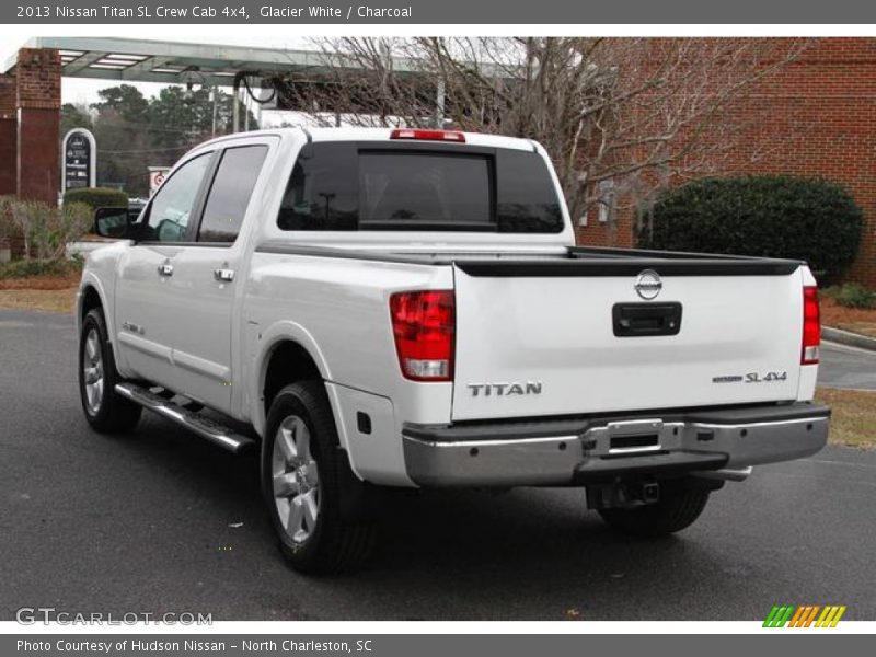 Glacier White / Charcoal 2013 Nissan Titan SL Crew Cab 4x4