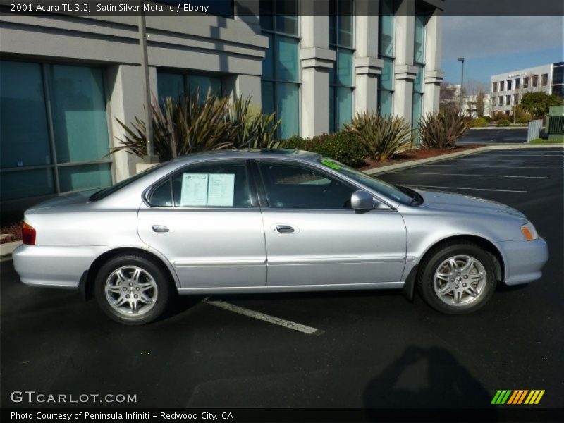 Satin Silver Metallic / Ebony 2001 Acura TL 3.2