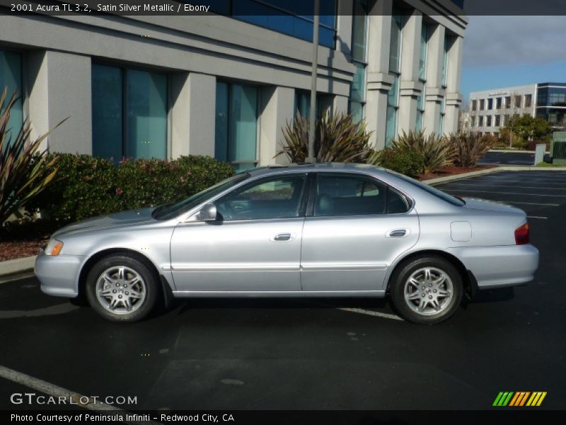 Satin Silver Metallic / Ebony 2001 Acura TL 3.2