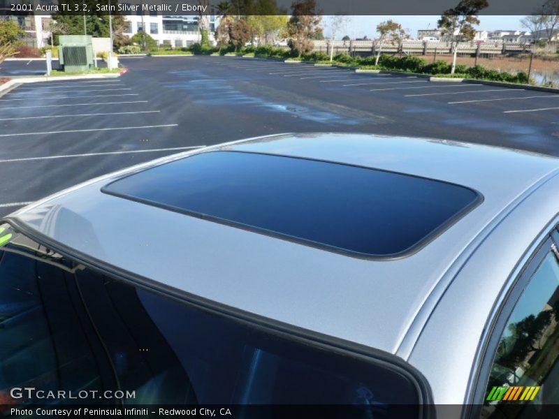 Satin Silver Metallic / Ebony 2001 Acura TL 3.2