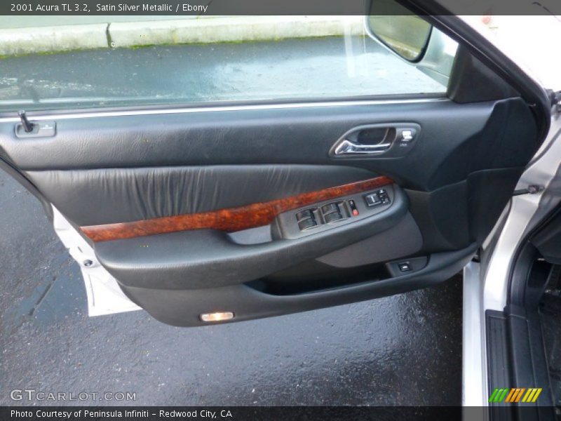 Satin Silver Metallic / Ebony 2001 Acura TL 3.2