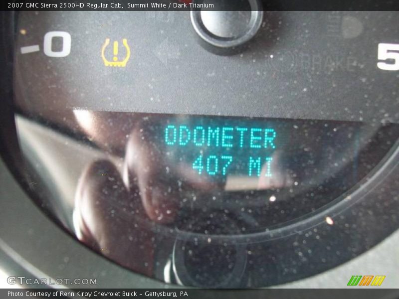 Summit White / Dark Titanium 2007 GMC Sierra 2500HD Regular Cab