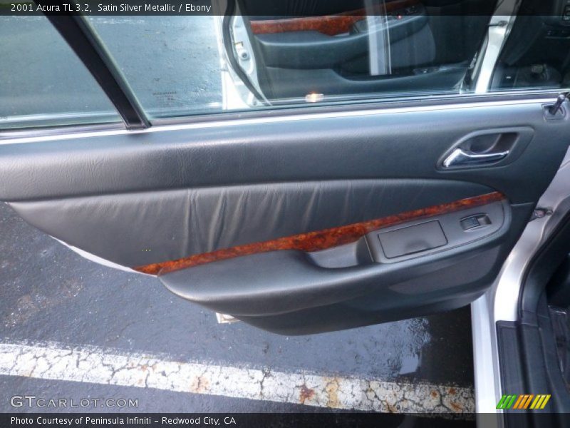Satin Silver Metallic / Ebony 2001 Acura TL 3.2
