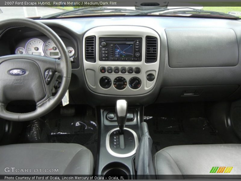 Dashboard of 2007 Escape Hybrid