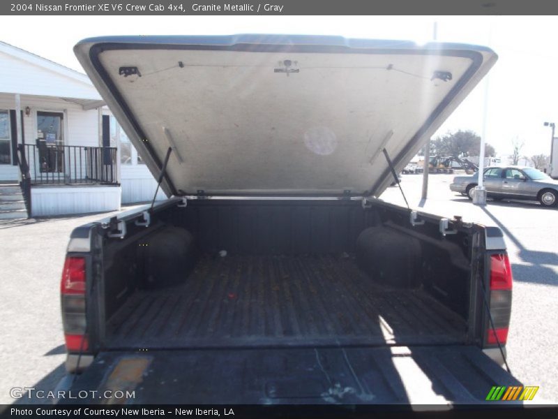 Granite Metallic / Gray 2004 Nissan Frontier XE V6 Crew Cab 4x4