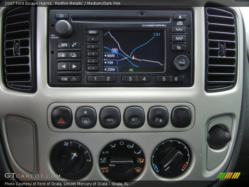Navigation of 2007 Escape Hybrid