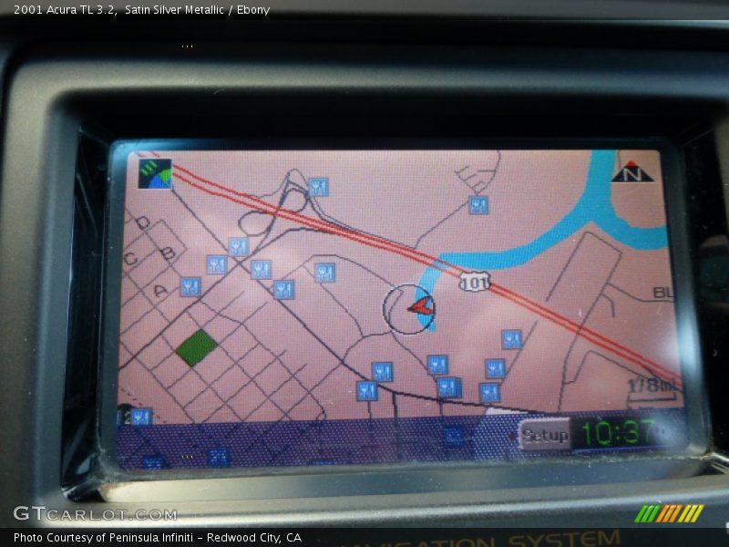 Satin Silver Metallic / Ebony 2001 Acura TL 3.2