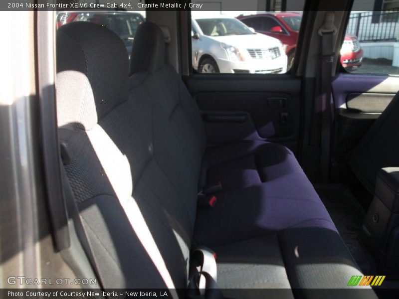 Granite Metallic / Gray 2004 Nissan Frontier XE V6 Crew Cab 4x4