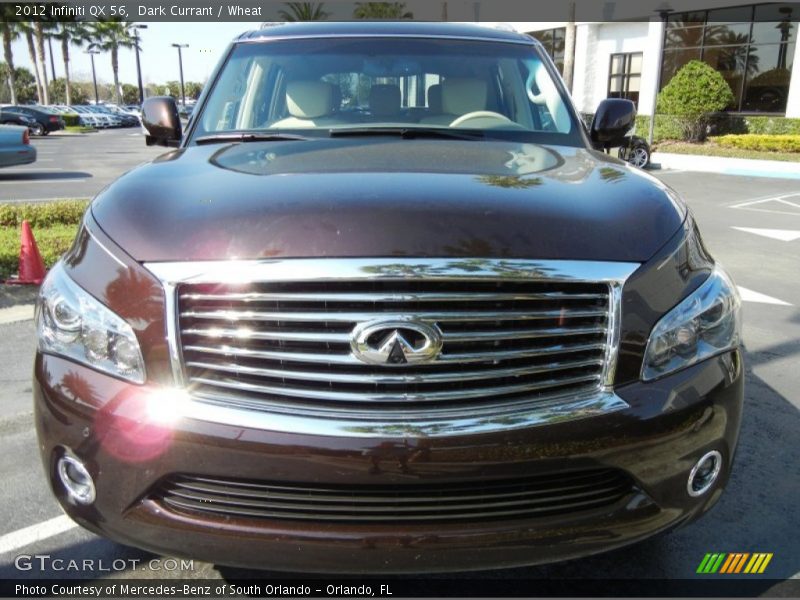Dark Currant / Wheat 2012 Infiniti QX 56