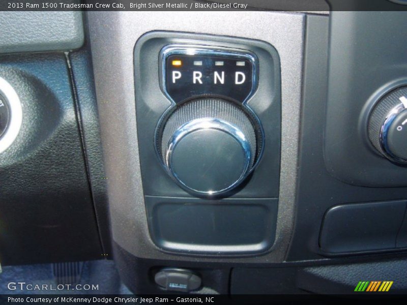 Bright Silver Metallic / Black/Diesel Gray 2013 Ram 1500 Tradesman Crew Cab