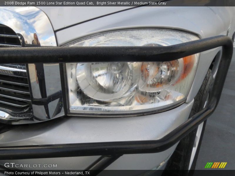 Bright Silver Metallic / Medium Slate Gray 2008 Dodge Ram 1500 Lone Star Edition Quad Cab