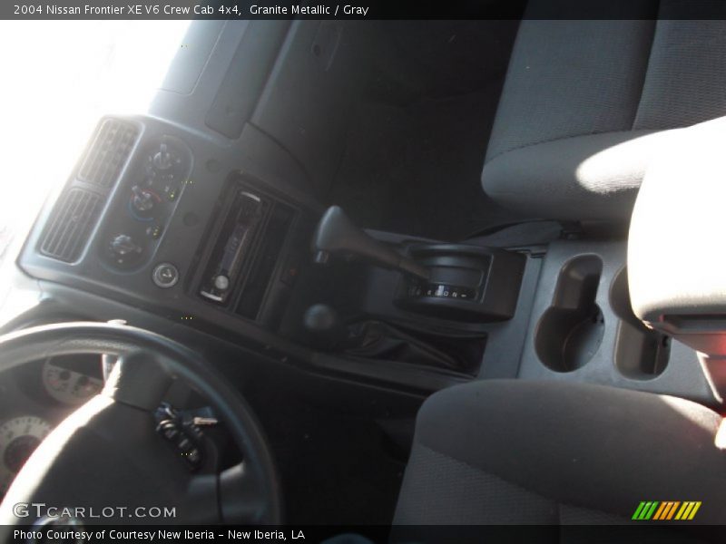 Granite Metallic / Gray 2004 Nissan Frontier XE V6 Crew Cab 4x4