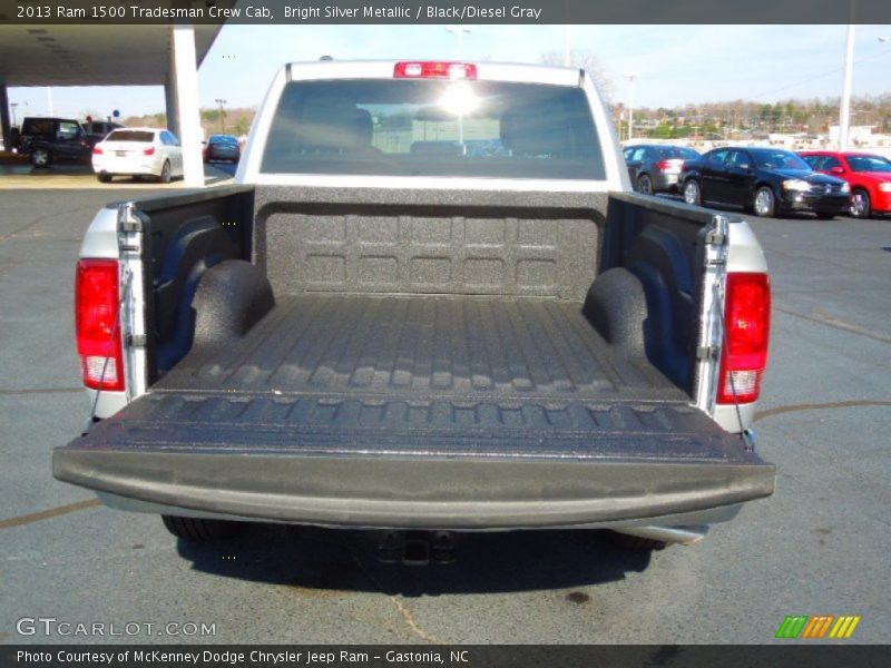Bright Silver Metallic / Black/Diesel Gray 2013 Ram 1500 Tradesman Crew Cab