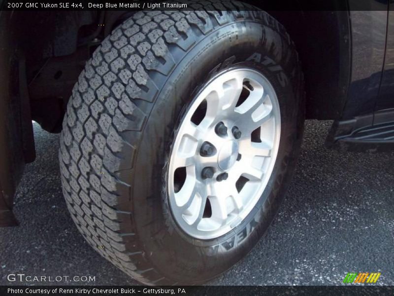 Deep Blue Metallic / Light Titanium 2007 GMC Yukon SLE 4x4