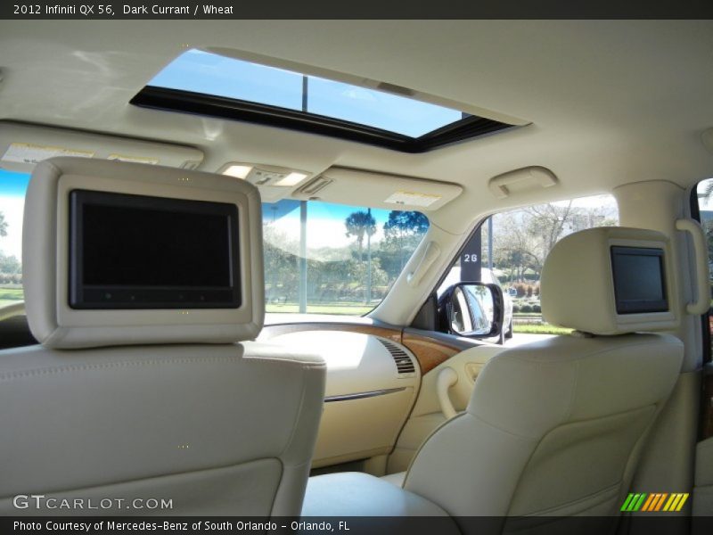 Dark Currant / Wheat 2012 Infiniti QX 56