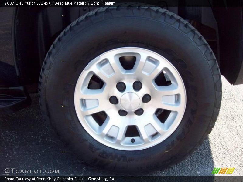 Deep Blue Metallic / Light Titanium 2007 GMC Yukon SLE 4x4