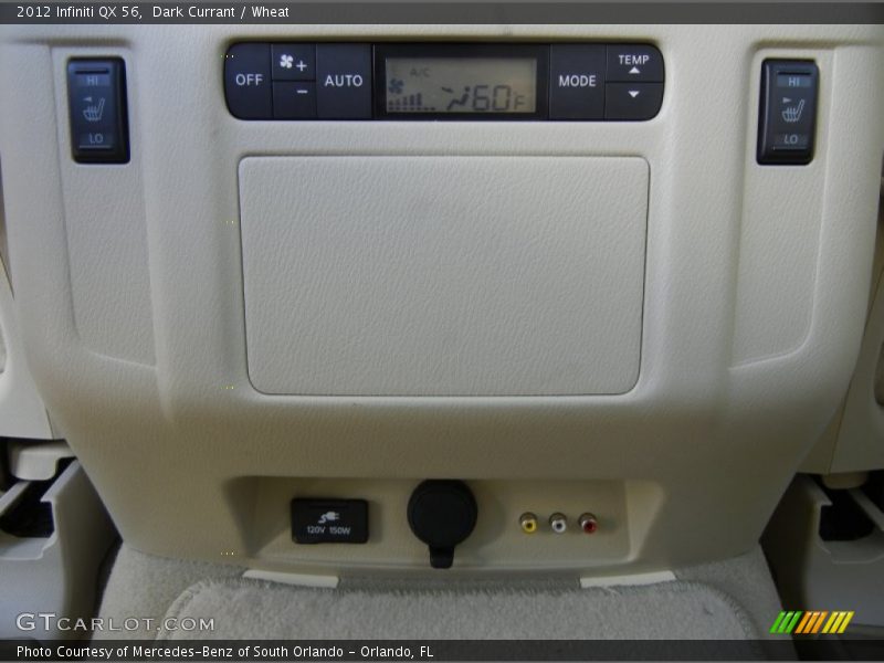Dark Currant / Wheat 2012 Infiniti QX 56