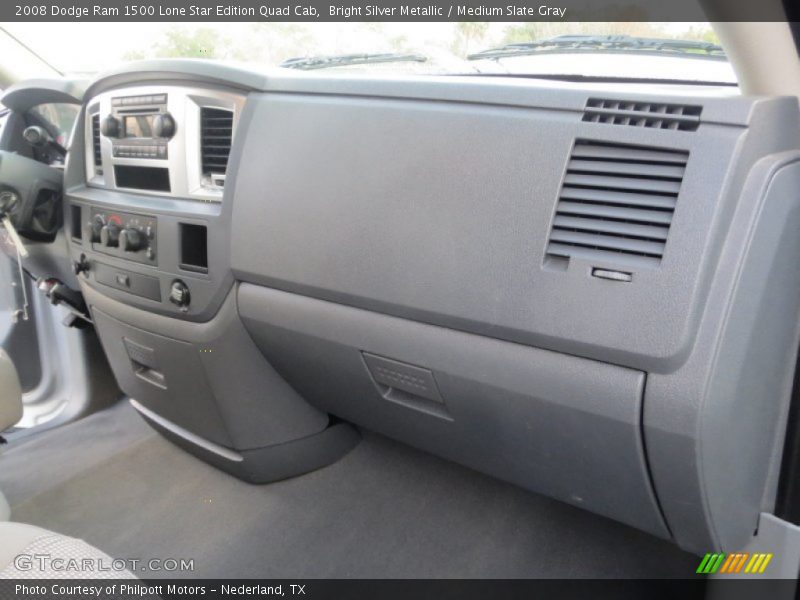 Bright Silver Metallic / Medium Slate Gray 2008 Dodge Ram 1500 Lone Star Edition Quad Cab