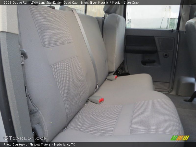 Bright Silver Metallic / Medium Slate Gray 2008 Dodge Ram 1500 Lone Star Edition Quad Cab