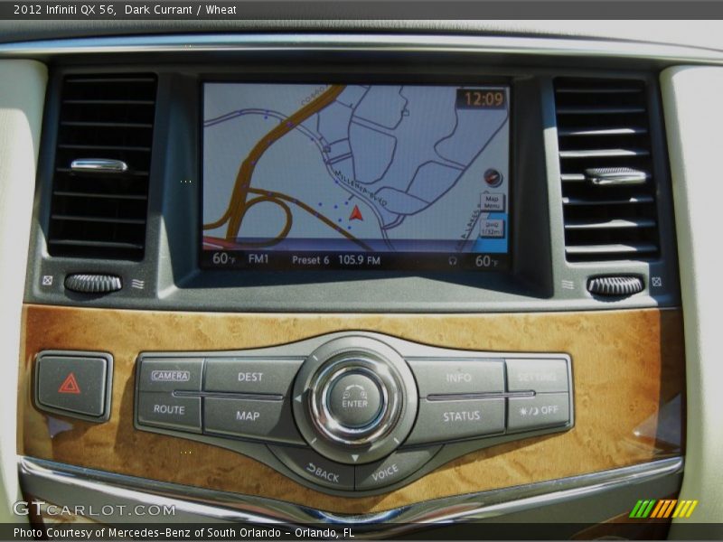 Dark Currant / Wheat 2012 Infiniti QX 56