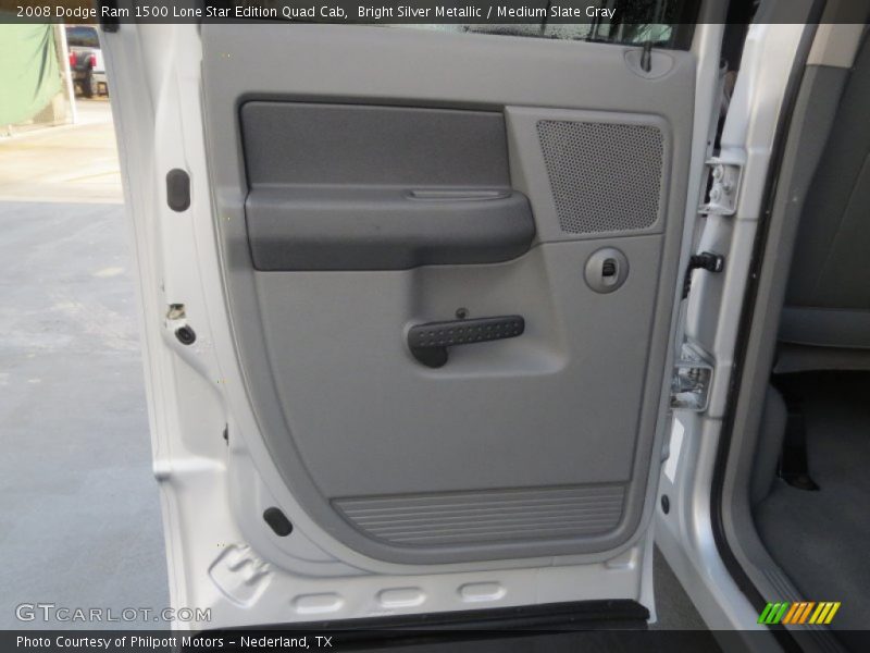 Bright Silver Metallic / Medium Slate Gray 2008 Dodge Ram 1500 Lone Star Edition Quad Cab