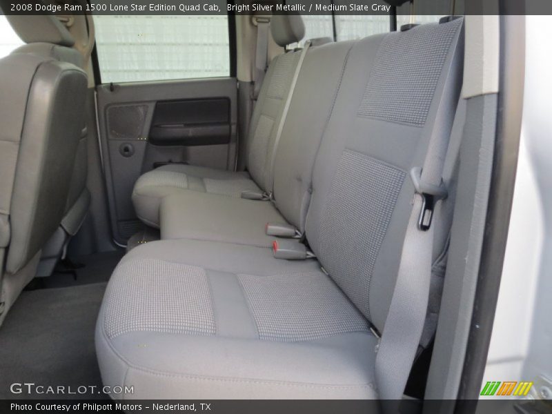 Bright Silver Metallic / Medium Slate Gray 2008 Dodge Ram 1500 Lone Star Edition Quad Cab