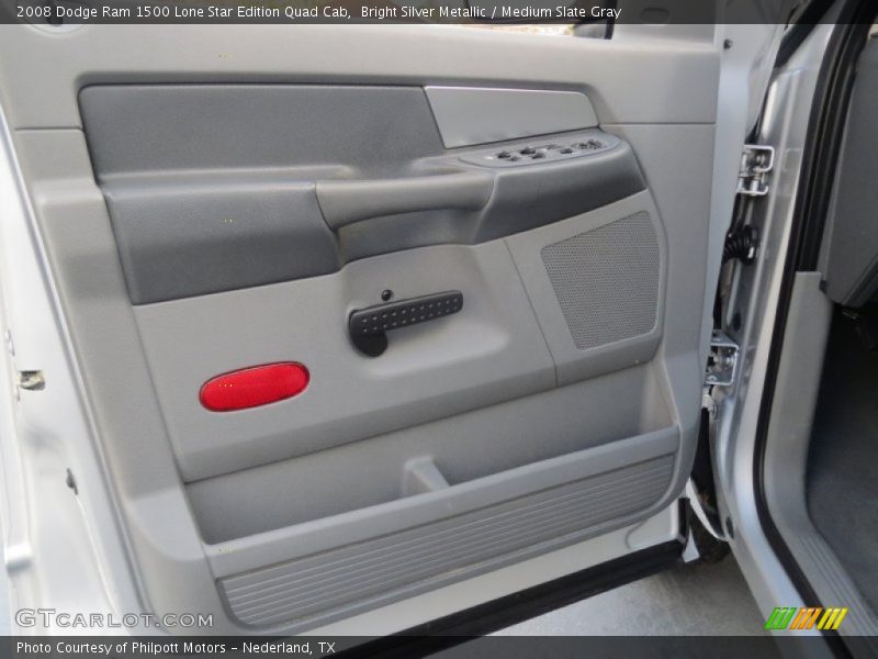 Bright Silver Metallic / Medium Slate Gray 2008 Dodge Ram 1500 Lone Star Edition Quad Cab