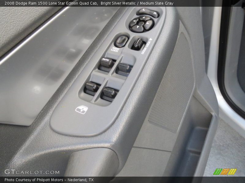 Bright Silver Metallic / Medium Slate Gray 2008 Dodge Ram 1500 Lone Star Edition Quad Cab