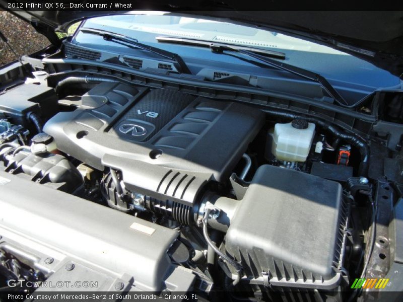 Dark Currant / Wheat 2012 Infiniti QX 56